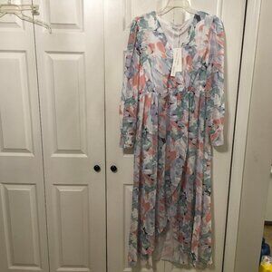 WDMYS Boho Chic Floral Casual Dress